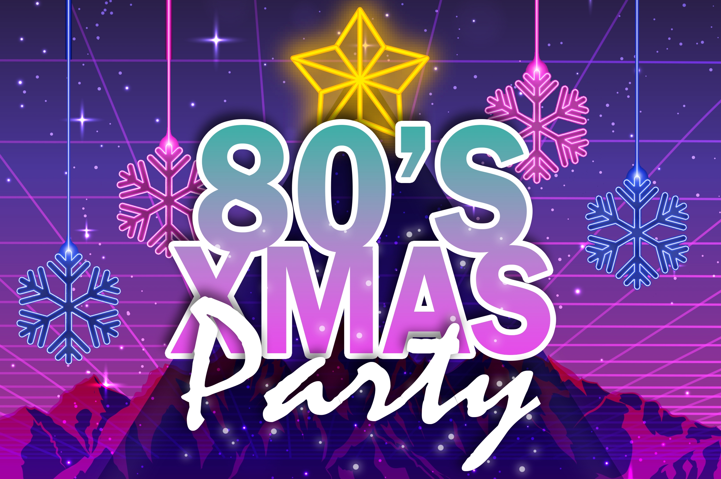 80s party poster